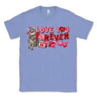 Colony Blue love you forever Classic Tee - FaDigitalArtStudio