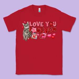 Love You Forever Classic Tee Designed By Fadigitalartstudio