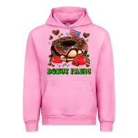 Fuchsia Pink donut panic Urban Hoodie - AdoDesignShop