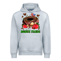 Heather Grey donut panic Urban Hoodie - AdoDesignShop