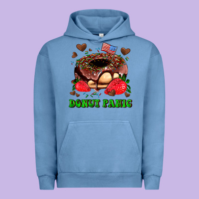 Donut Panic Urban Hoodie Designed By Adodesignshop