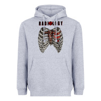 Heather Grey Radiology Heavyweight Hoodie - RanaPortraitStore