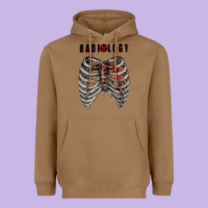 Radiology Heavyweight Hoodie Designed By Ranaportraitstore