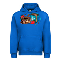 Cobalt donut coffee strawberry Urban Hoodie - AdoDesignShop
