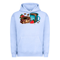 Pigment Grape Ice donut coffee strawberry Urban Hoodie - AdoDesignShop