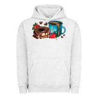 Pigment Lunar Rock donut coffee strawberry Urban Hoodie - AdoDesignShop
