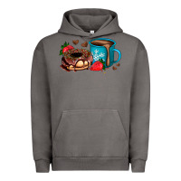 Pigment Tornado donut coffee strawberry Urban Hoodie - AdoDesignShop
