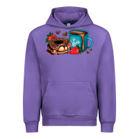 Tulip donut coffee strawberry Urban Hoodie - AdoDesignShop