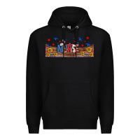 Black american nurse libbey glass Premium Hoodie - BundleAndBundleShop