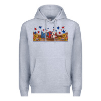 Heather Grey american nurse libbey glass Premium Hoodie - BundleAndBundleShop