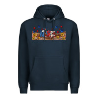 Navy american nurse libbey glass Premium Hoodie - BundleAndBundleShop