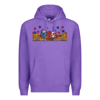 Purple american nurse libbey glass Premium Hoodie - BundleAndBundleShop