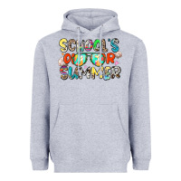 Heather Grey school's out for summer Heavyweight Hoodie - Zillion Design Studio