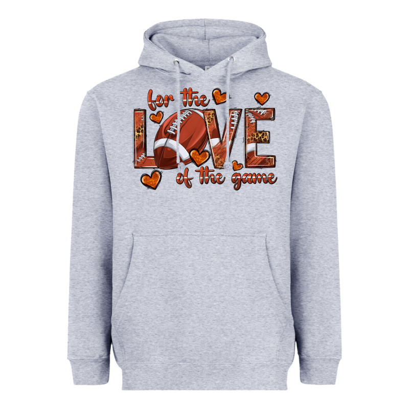 For The Love Of The Game Football Heavyweight Hoodie by texasbilliewilder | Teevron