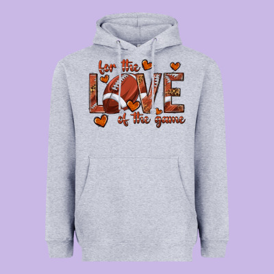 Heavyweight Hoodie for the love of the game football