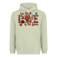 Matcha for the love of the game football Heavyweight Hoodie - texasbilliewilder