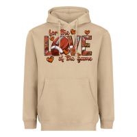 Mushroom for the love of the game football Heavyweight Hoodie - texasbilliewilder