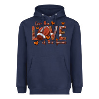 Navy for the love of the game football Heavyweight Hoodie - texasbilliewilder