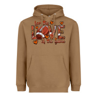 Toasted Coconut for the love of the game football Heavyweight Hoodie - texasbilliewilder
