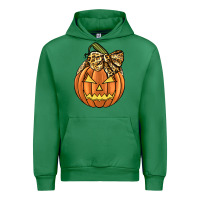 Emerald Leopard Ribbon Halloween Pumkin Urban Hoodie - JahusDesignShop