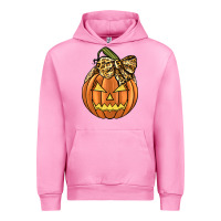 Fuchsia Pink Leopard Ribbon Halloween Pumkin Urban Hoodie - JahusDesignShop