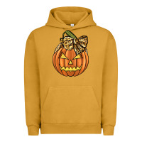 Pigment Peanut Butter Leopard Ribbon Halloween Pumkin Urban Hoodie - JahusDesignShop