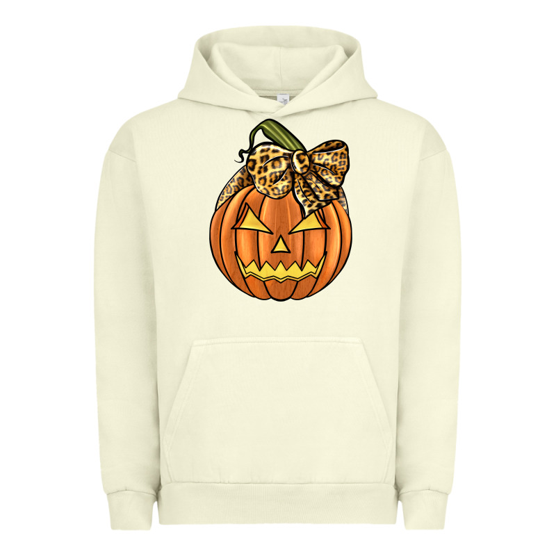Leopard Ribbon Halloween Pumkin Urban Hoodie by JahusDesignShop | Teevron