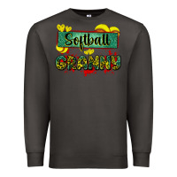 Smoke softball granny with leopard Premium Sweatshirt - Zillion Design Studio