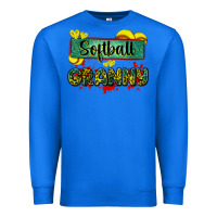 True Royal softball granny with leopard Premium Sweatshirt - Zillion Design Studio