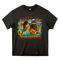 Asphalt Turkey And Touchdowns Heavy Core Tee - LillyAllenDesigns