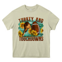 Mossy Turkey And Touchdowns Heavy Core Tee - LillyAllenDesigns