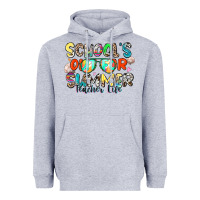 Heather Grey school's out for summer teacher life Heavyweight Hoodie - Zillion Design Studio