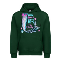 Forest Green sassy since birth salty by choice Urban Hoodie - JahusDesignShop