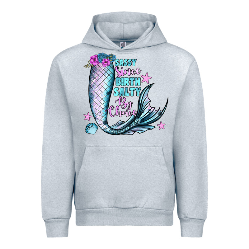 Sassy Since Birth Salty By Choice Urban Hoodie by JahusDesignShop | Teevron