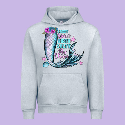 Sassy Since Birth Salty By Choice Urban Hoodie Designed By Jahusdesignshop