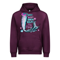 Mauve Wine sassy since birth salty by choice Urban Hoodie - JahusDesignShop