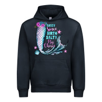 Navy sassy since birth salty by choice Urban Hoodie - JahusDesignShop