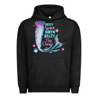 Pigment Black sassy since birth salty by choice Urban Hoodie - JahusDesignShop