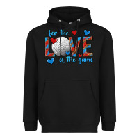 Black for the love of the game hockey Heavyweight Hoodie - texasbilliewilder