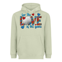 Matcha for the love of the game hockey Heavyweight Hoodie - texasbilliewilder