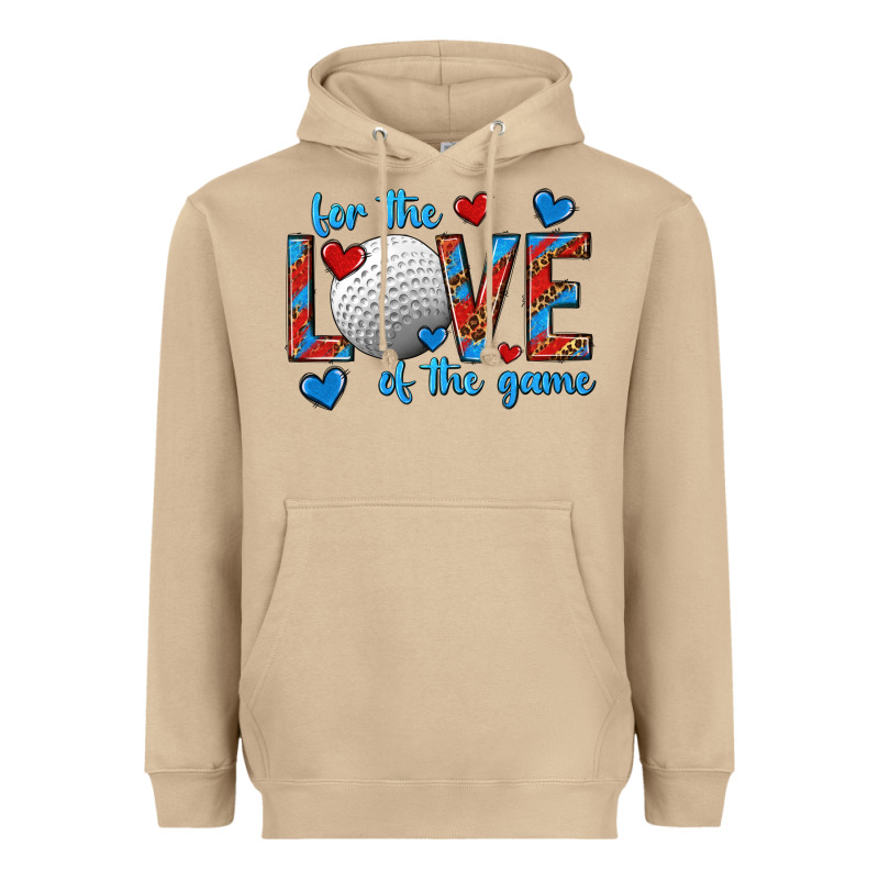 For The Love Of The Game Hockey Heavyweight Hoodie by texasbilliewilder | Teevron