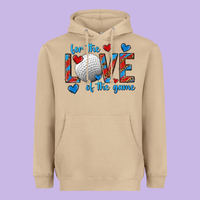 Heavyweight Hoodie for the love of the game hockey