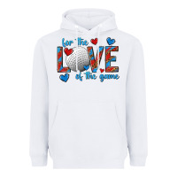White for the love of the game hockey Heavyweight Hoodie - texasbilliewilder