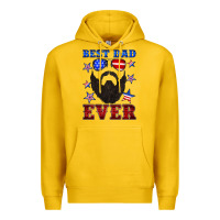 Lemon best dad ever american flag Premium Hoodie - Artiststas