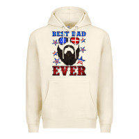 Tofu best dad ever american flag Premium Hoodie - Artiststas