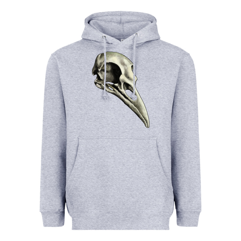 Raven Skull Heavyweight Hoodie by RanaPortraitStore | Teevron