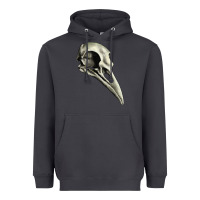 Smoke Raven Skull Heavyweight Hoodie - RanaPortraitStore