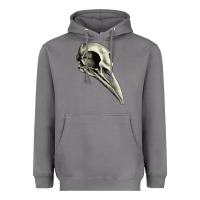 Storm Raven Skull Heavyweight Hoodie - RanaPortraitStore