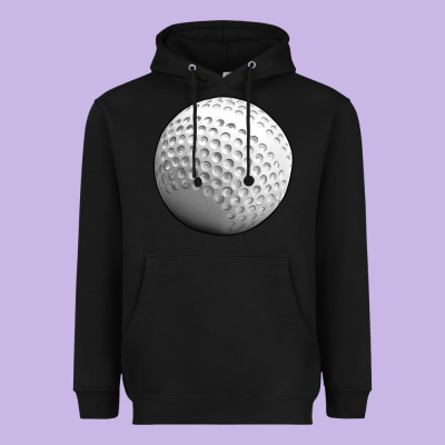 Heavyweight Hoodie hockey ball