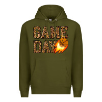 Army Green game day basketball Premium Hoodie - JahusDesignShop